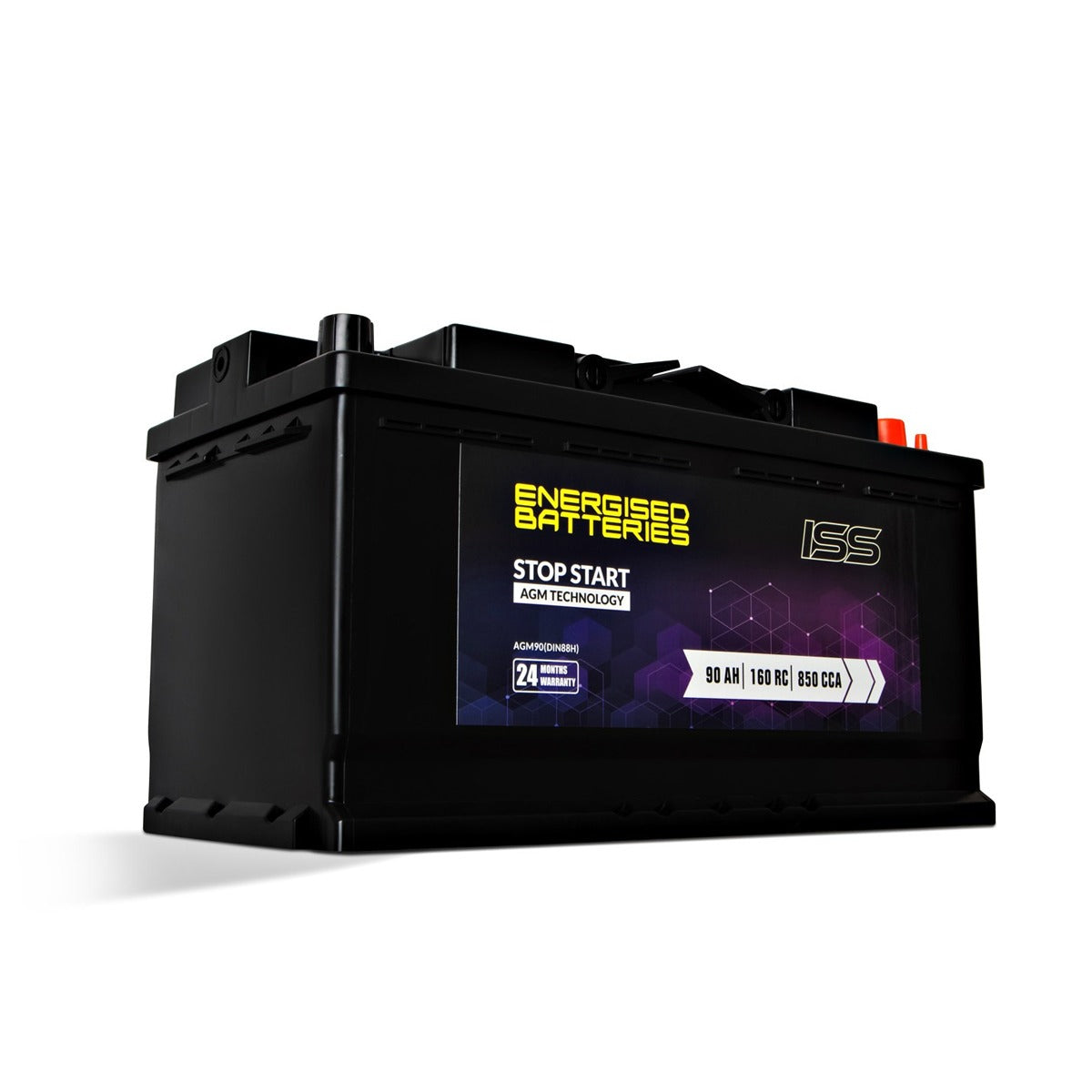 Energised AGM Start Stop Battery AGM90 (DIN88H)