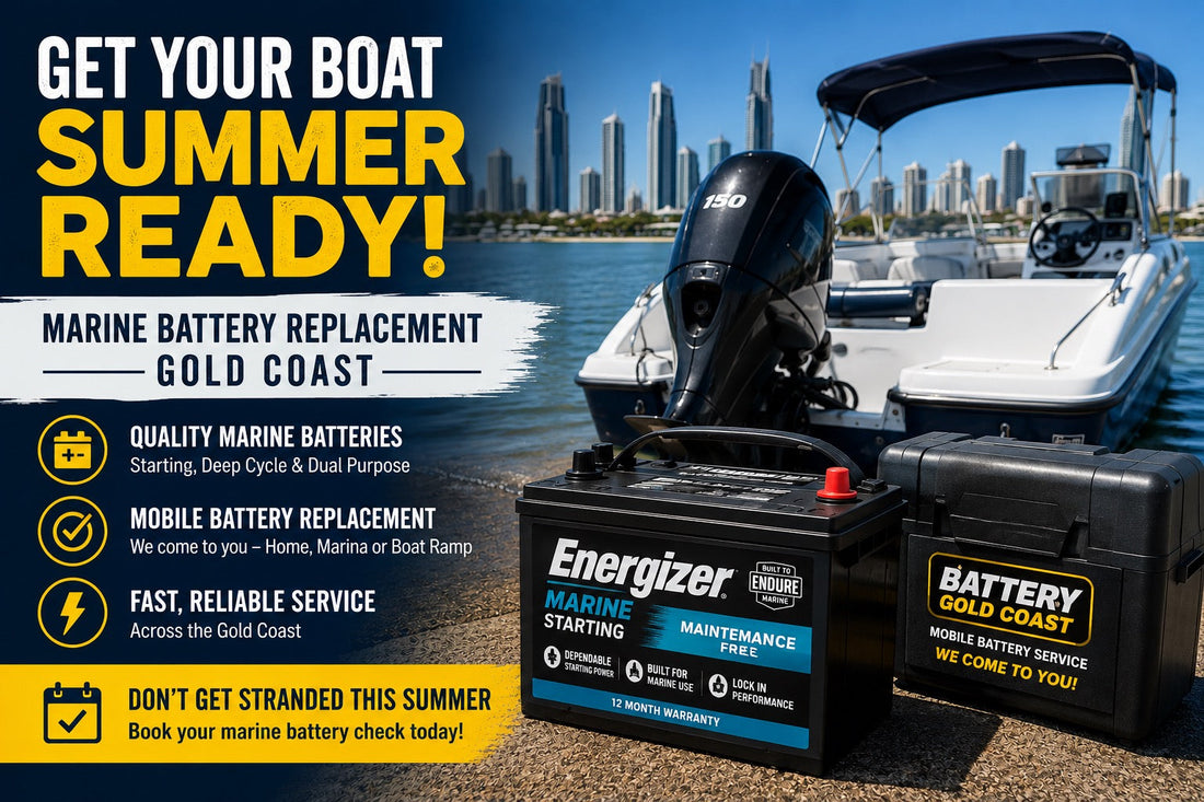 Marine Battery Replacement Gold Coast | Mobile Boat Battery Service | Battery Gold Coast