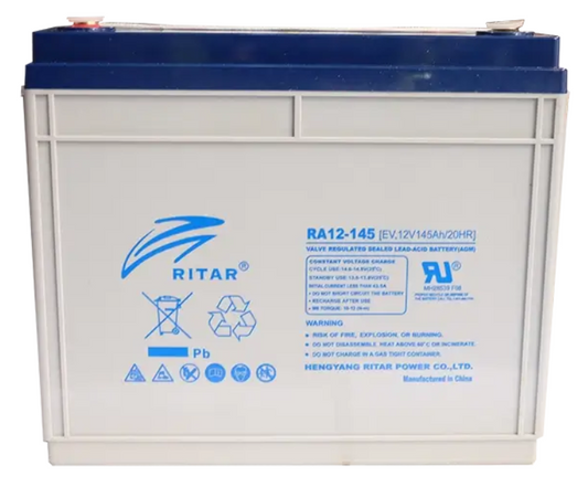 Ritar EV12-145 (RA12-145EV) Deep Cycle Battery