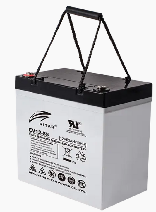 Ritar EV12-55 (RA12-55EV) Deep Cycle Battery